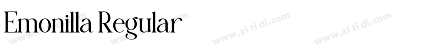 Emonilla Regular字体转换